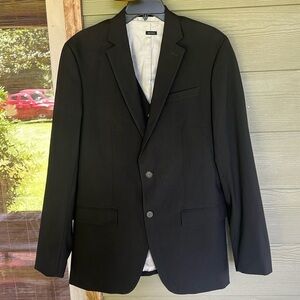 JF J. Ferrar Slim Fit Jacket with Matching Vest